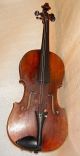 1880 Lovely Antique Old Handmade German Violin Authentic Cover,  Bow String photo 4