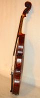 1880 Lovely Antique Old Handmade German Violin Authentic Cover,  Bow String photo 8