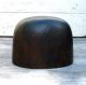 Vintage Gentleman ' S Fedora Hat Wooden Form Mold Millinery Hatmaker ' S Stand Industrial Molds photo 2