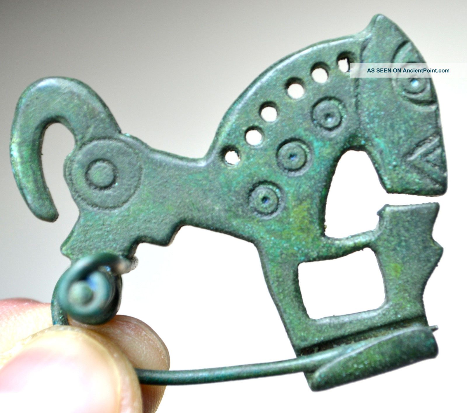 Roman Bronze Zoomorphic Brooch Fibula Horse