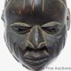 Antique African Ceremonial Fertility Rite Ritual Handcrafted Wood Carving Mask Masks photo 3