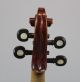 Antique Circa 1900 Figured Maple,  Mop Purfling & Tuning Keys 4/4 Violin Nr String photo 9