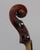 Antique Circa 1900 Figured Maple,  Mop Purfling & Tuning Keys 4/4 Violin Nr String photo 10