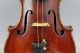 Antique Circa 1900 Figured Maple,  Mop Purfling & Tuning Keys 4/4 Violin Nr String photo 6
