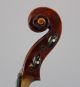 Antique Circa 1900 Figured Maple,  Mop Purfling & Tuning Keys 4/4 Violin Nr String photo 8