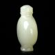 Chinese Hetian Jade Hand - Painted White Snuff Bottle Snuff Bottles photo 1