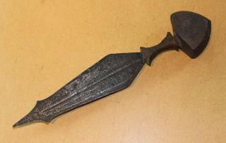 Congo Old African Currency Knife Ancien Couteau Lokele Kongo Africa D ' Afrique photo