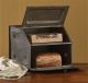 Antique Replica Of Tin Bread Box/desk Storage 21 - 190 Primitives photo 1