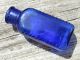 1900 ' S Cobalt Blue Poison - Rectangular Shape W/4 Hobnail Edges - Kr - 41 Style Bottles & Jars photo 1
