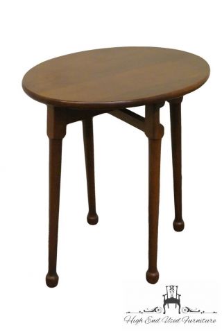 Willett Solid Cherry Fold Up Stool / Side Table photo
