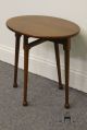 Willett Solid Cherry Fold Up Stool / Side Table Post-1950 photo 2