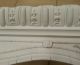 Antique French? American? Architectural 92x12 Gesso Wood Gilt White Pediment Fireplaces & Mantels photo 6