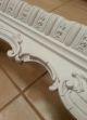 Antique French? American? Architectural 92x12 Gesso Wood Gilt White Pediment Fireplaces & Mantels photo 7