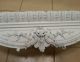 Antique French? American? Architectural 92x12 Gesso Wood Gilt White Pediment Fireplaces & Mantels photo 8