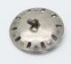 Antique White Metal Button W/ 10 Cut Steels On Rim,  7 Cut Steels In Center 18mm Buttons photo 2