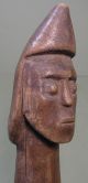 Old Carved Wooden Food Pounder,  Oceania (pacific Islands),  Figural Head Pacific Islands & Oceania photo 2