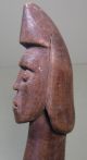 Old Carved Wooden Food Pounder,  Oceania (pacific Islands),  Figural Head Pacific Islands & Oceania photo 3