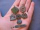 7 Ancient Sarmatians Tribe Silvered/bronze Warriors Votive Amulets 300 - 100 B.  C. Celtic photo 6
