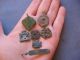 7 Ancient Sarmatians Tribe Silvered/bronze Warriors Votive Amulets 300 - 100 B.  C. Celtic photo 7