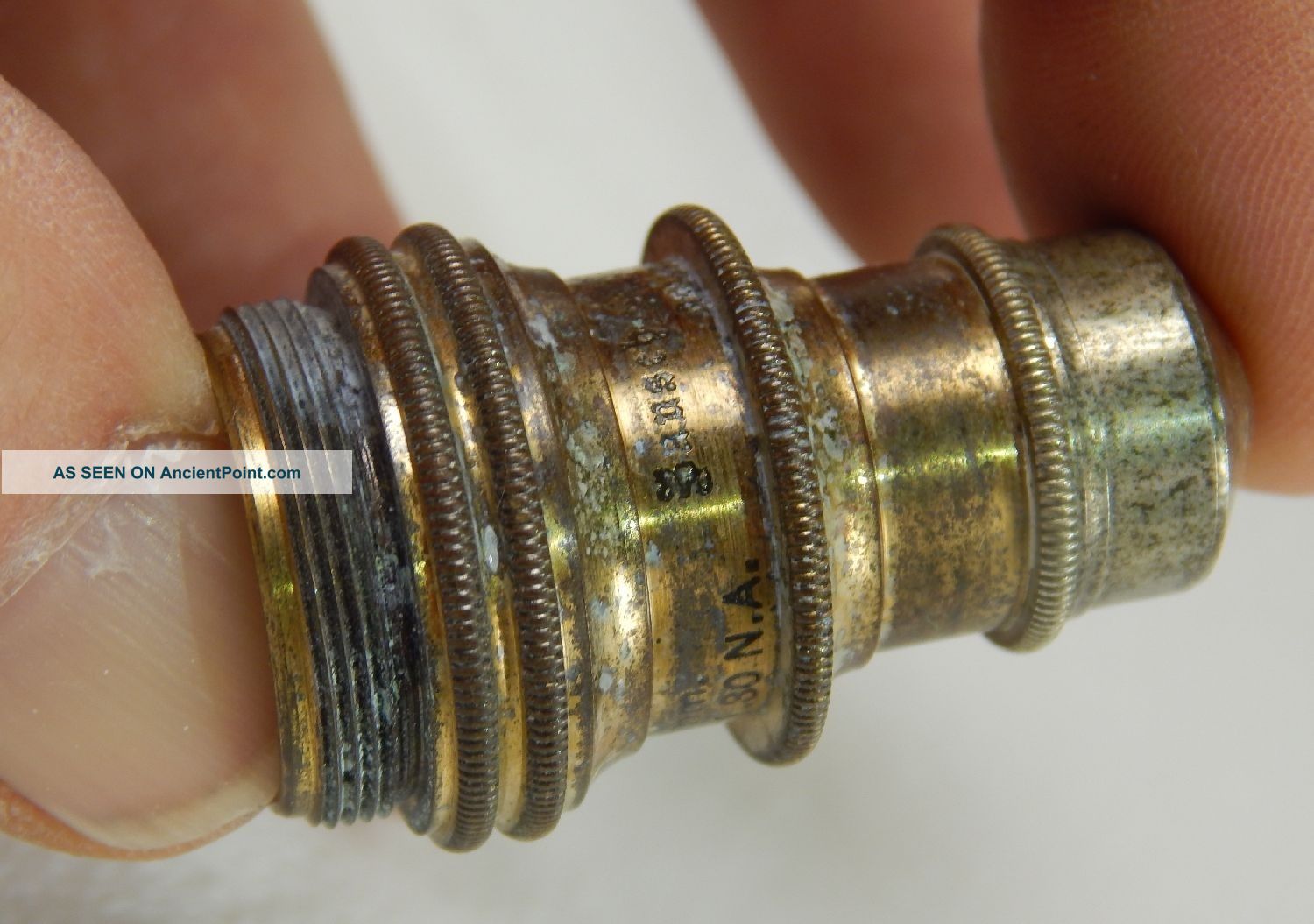 Antique Bausch And Lomb Microscope Lens 1880 ' S Optical photo