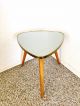 Tripod Table 60s Mid Century Plant Display Side End Table German Guitar Pick Mid-Century Modernism photo 3