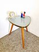 Tripod Table 60s Mid Century Plant Display Side End Table German Guitar Pick Mid-Century Modernism photo 4