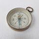 Antique Vintage Stesco Brass Pocket Compass,  Germany C.  1940s Other Antique Science Equip photo 5