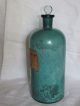 Stronger Ammonia Water Bottle Powers Weightman Pa Whitall Tatum 13 Green Rare Bottles & Jars photo 5