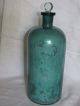 Stronger Ammonia Water Bottle Powers Weightman Pa Whitall Tatum 13 Green Rare Bottles & Jars photo 6