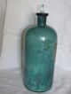 Stronger Ammonia Water Bottle Powers Weightman Pa Whitall Tatum 13 Green Rare Bottles & Jars photo 7