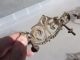 French Brass Drawer Handles Pulls Antique Hardware Rococo Baroque Gilt Old X4 Door Knobs & Handles photo 4