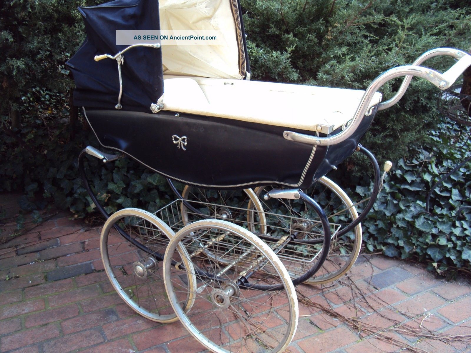 Vintage Silver Cross Baby Carriage Pram England