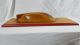 Vintage Wood Half Hull Ship Model Mixed Woods Hand Carved Model Ships photo 5