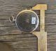 Antique Compass Fob Pendant By Pyramid Silver Beveled Glass Vtg Compasses photo 3