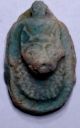 Egyptian Pharaoh Faience Amulet,  Anubis Proctor Of Tombs,  With A Hole For Chain Egyptian photo 1