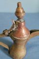 Extremely Rare Antique Bedouin Middle East Brass/copper Dallah Tea/coffee Pot Middle East photo 4