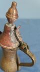 Extremely Rare Antique Bedouin Middle East Brass/copper Dallah Tea/coffee Pot Middle East photo 7