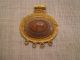 Roman Or Parthian Gold Pendant With Lavender Agate Circa 100 Bc - 200 Ad Roman photo 3