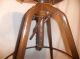 Antique Toledo Uhl Industrial Drafting Stool Chair.  99 Cents 1900-1950 photo 6