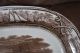 Brown And White Transfer Ware Platter Ashworth Brown Ships,  Water Rope,  Sailboat Platters & Trays photo 2