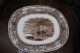 Brown And White Transfer Ware Platter Ashworth Brown Ships,  Water Rope,  Sailboat Platters & Trays photo 5