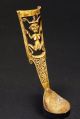 Bone Spoon With Hermaphroditic Figure Pacific Islands & Oceania photo 1