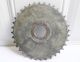 Metal Industrial Gear Gray Silver Sprocket Cog Machine Age Steampunk Salvaged Other Mercantile Antiques photo 1