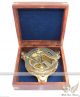 Antique Vintage Maritime Brass Circular Sundial Compass 4 
