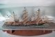 Antique Ship In A Glass Bottle - Master Crafted Museum Quality Folk Art Model Ships photo 4