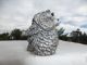 Fantastic Detailed Solid 925 Sterling Silver Owl Figurine Detail 223 Grams Other Antique Sterling Silver photo 6