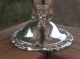 Vintage Wallace Baroque Silverplate Pedestal Plate Cake Stand - Platters & Trays photo 3
