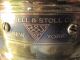 Antique Russell & Stoll Brass Nautical Ship ' S Oil Lamp.  Fresnel Lens On Lantern. Lamps & Lighting photo 4