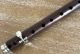 Antique French Rosewood One Keyed Military Fifre In Db - A.  Lecomte Paris Flute Wind photo 1