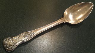 Antique Georgian Sterling Silver Serving Spoon London 1807 7 1/4 